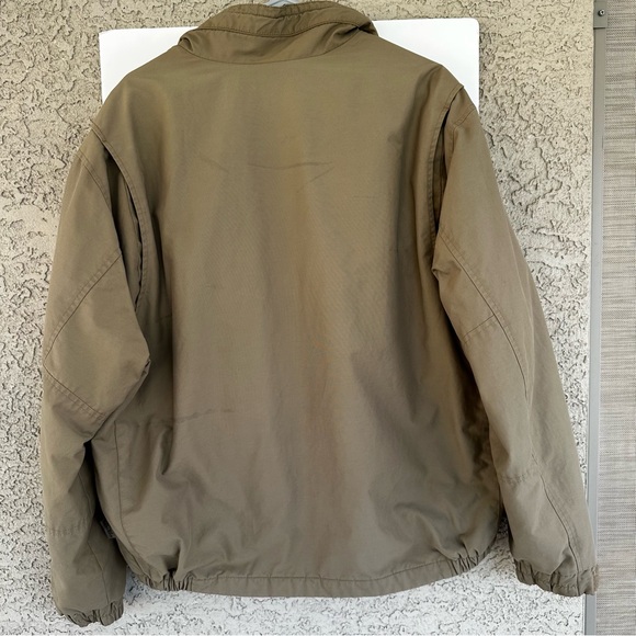 Vintage 90s Pacific Trail Outdoor Wear Men’s Jacket Size Large Brown Fleece Line - Picture 2 of 12